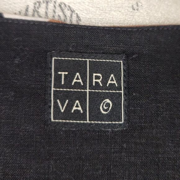 Tara Vao Crop Linen Shirt Jacket - Picture 9 of 11